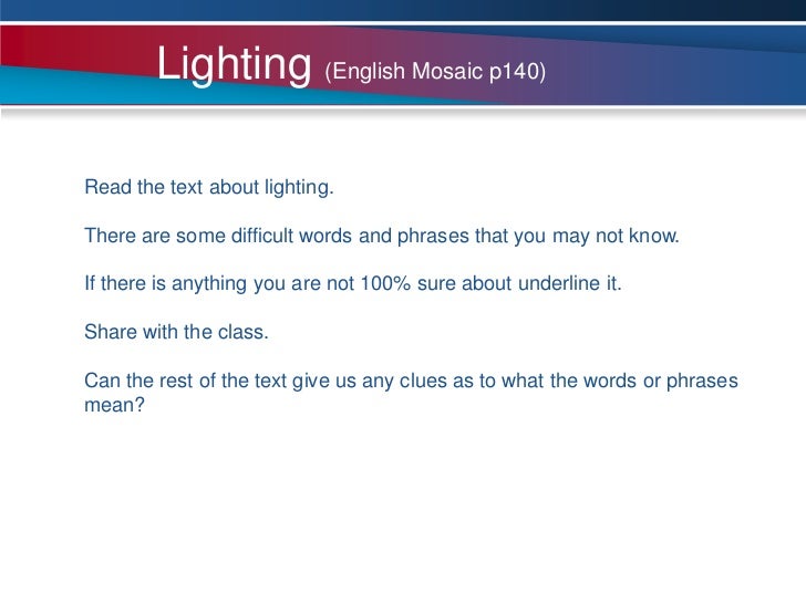 Working Out Meaning Of Phrases From Context Working Out Meaning Of Phrases From Context