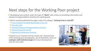 Poor Employability Working Poor Personas | PDF