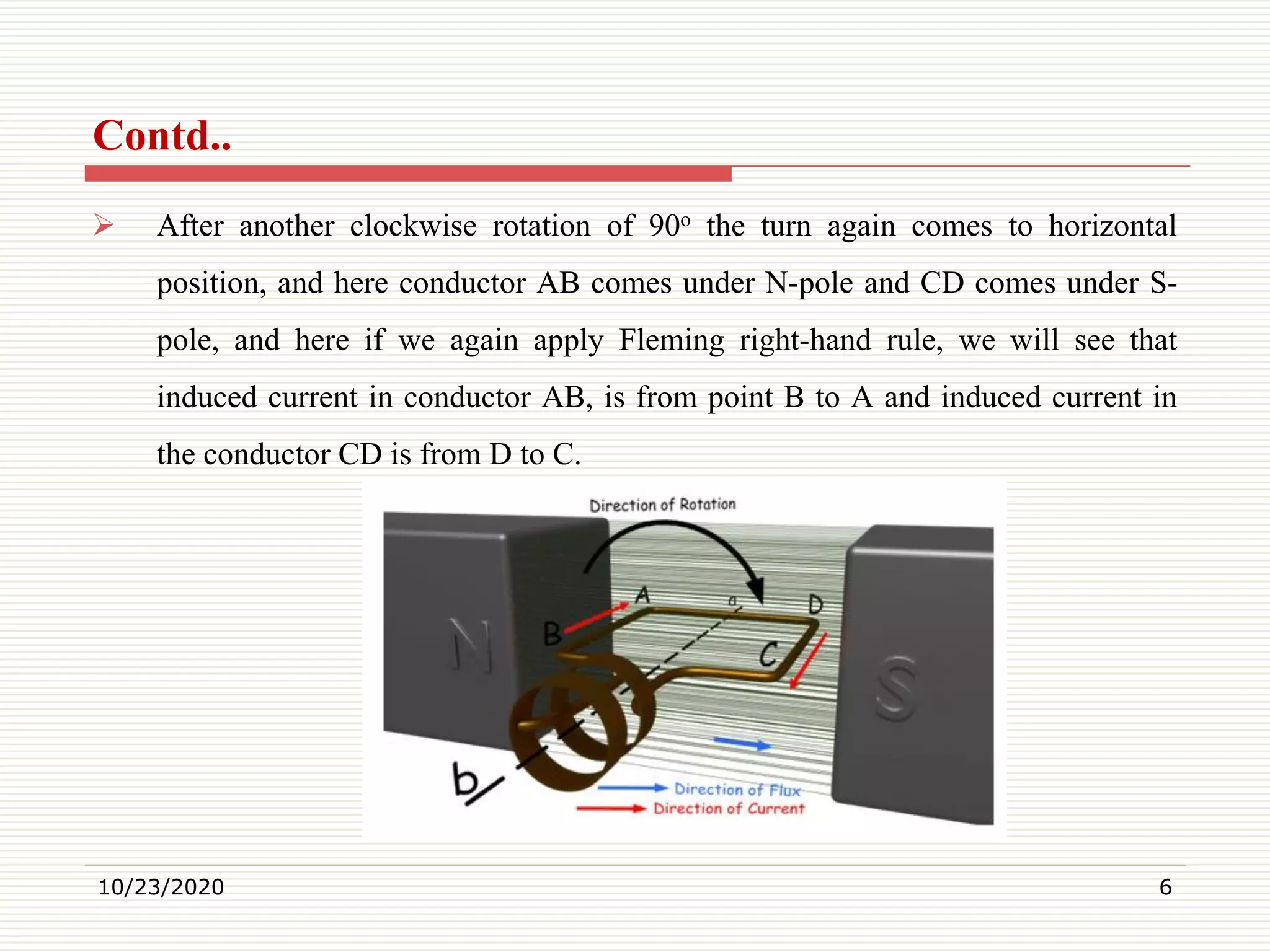 Working Principle of Alternator PPT