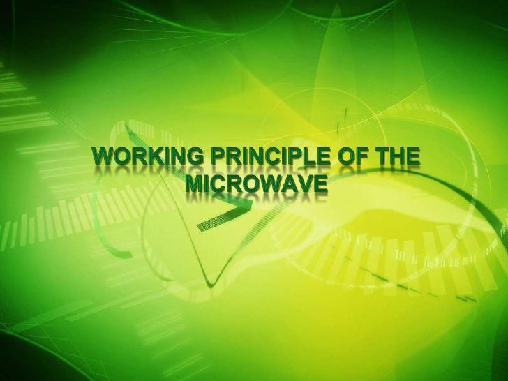 Working principle of the microwave1