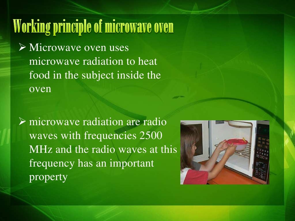 Working principle of the microwave1