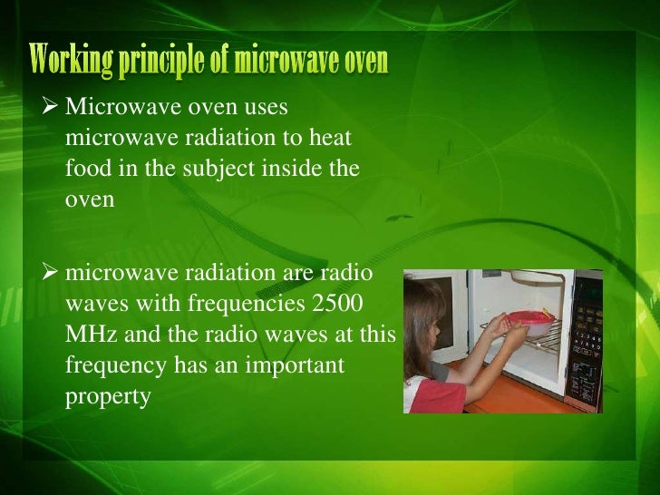 Working principle of the microwave1