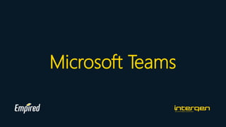 Microsoft Teams
 