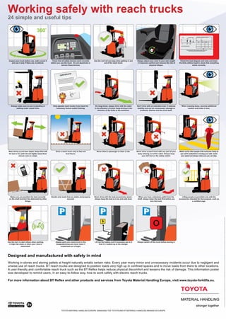Working Safely with Reach Type Forklifts