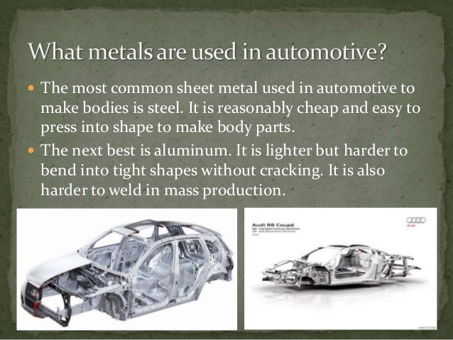 automotive working sheet metal car sheet metal thickness