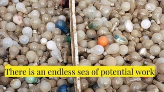 Feature requests come from every angle.
There is an endless sea of potential work
 