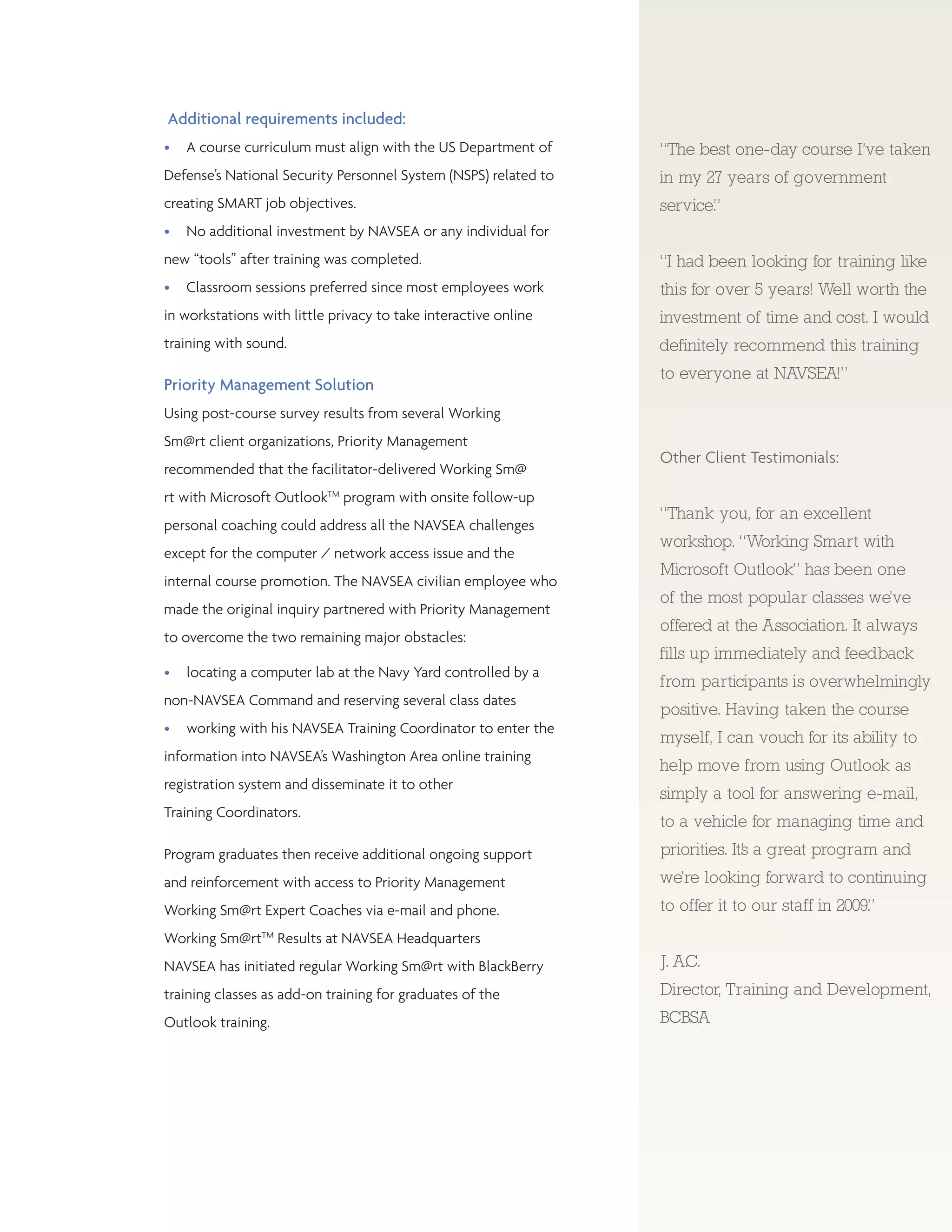 Working Smart With Microsoft Outlook PDF