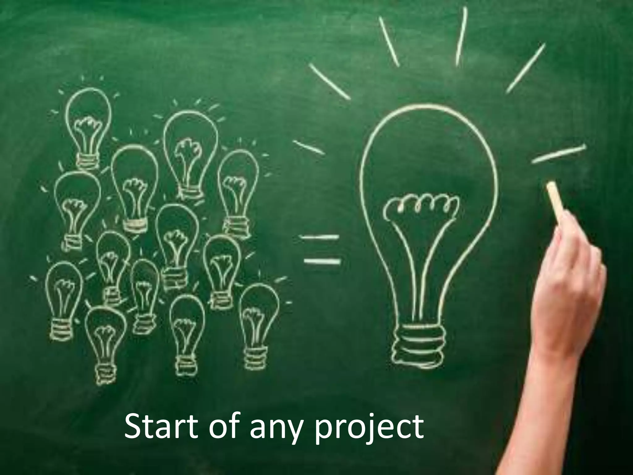 Start of any project 