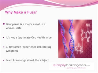 Why Menopause Matters in the Workplace | PPT
