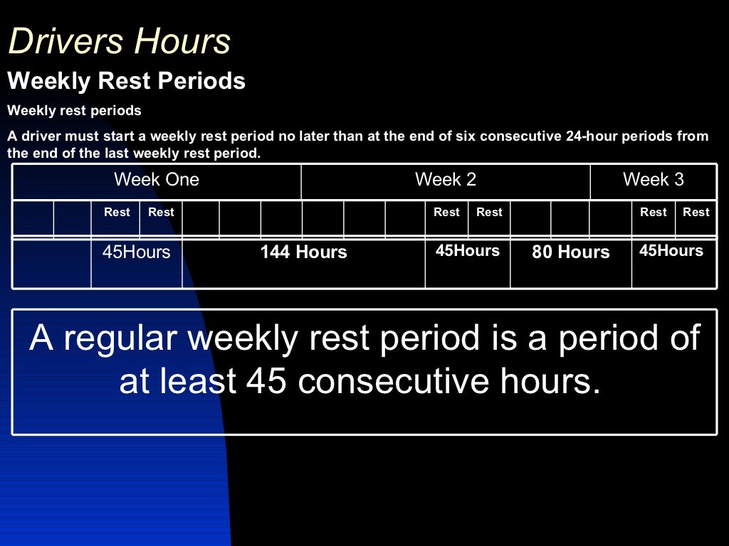 Working Time Regulations