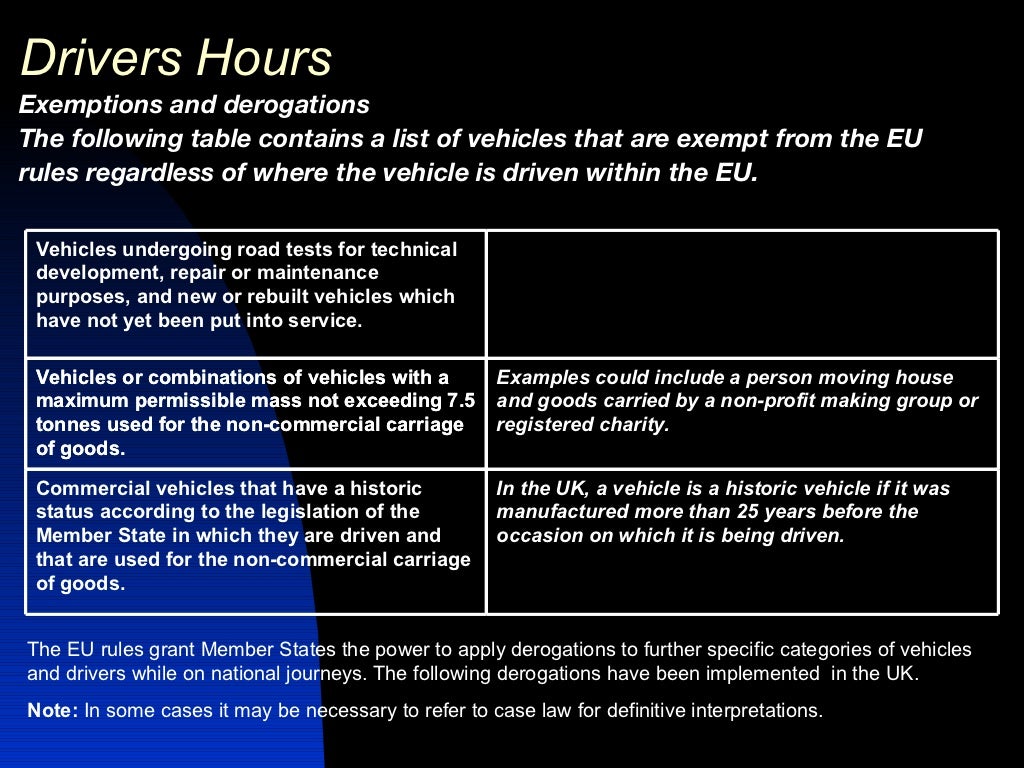 Working Time Regulations