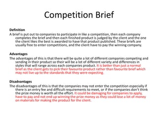 Working to a Brief pro-forma (with improvements) | PPT