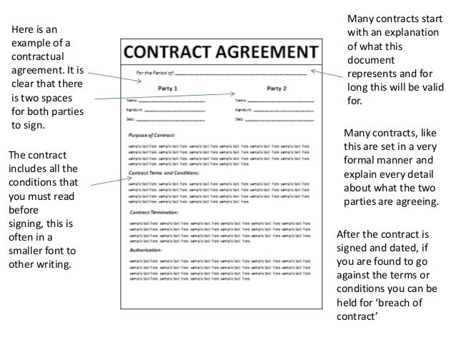 examples of contracts between two businesses