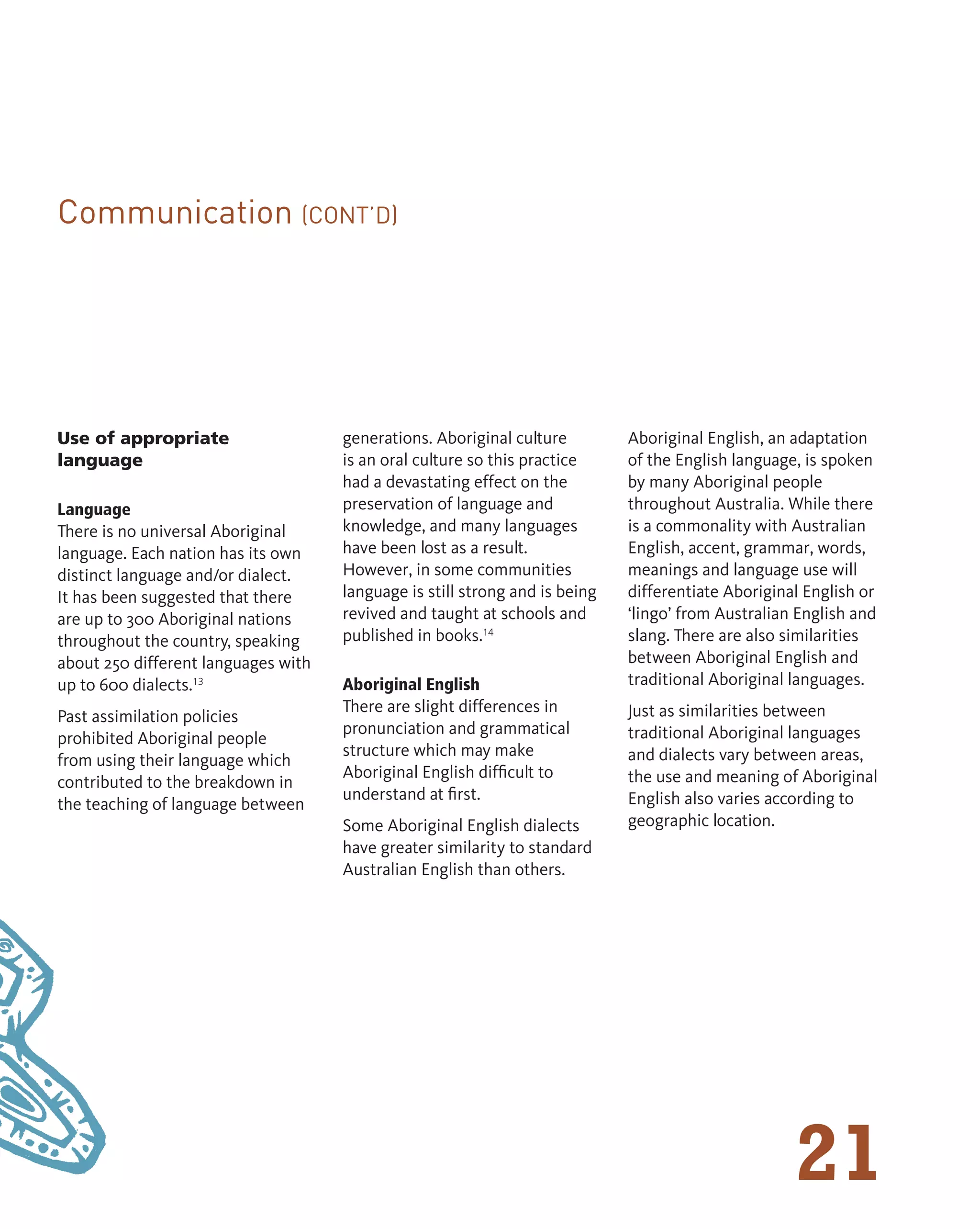 Working with aboriginal | PDF