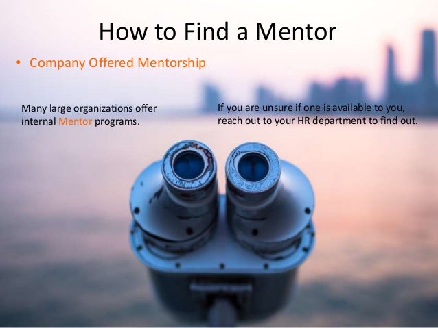 how to find a mentor