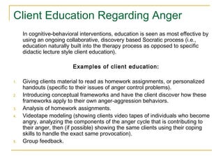 Working with angry and aggressive clients for CCGCNJ | PPT