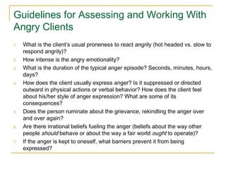 Working with angry and aggressive clients for CCGCNJ | PPT