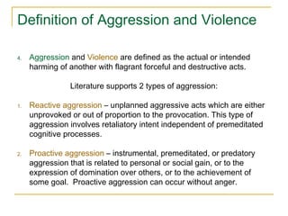 Provocation Types Working with angry and aggressive clients for CCGCNJ | PPT
