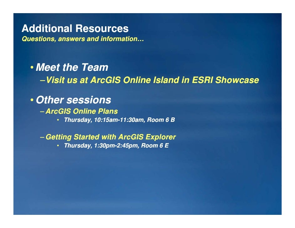Working With Arcgis Online Working With Arcgis Online