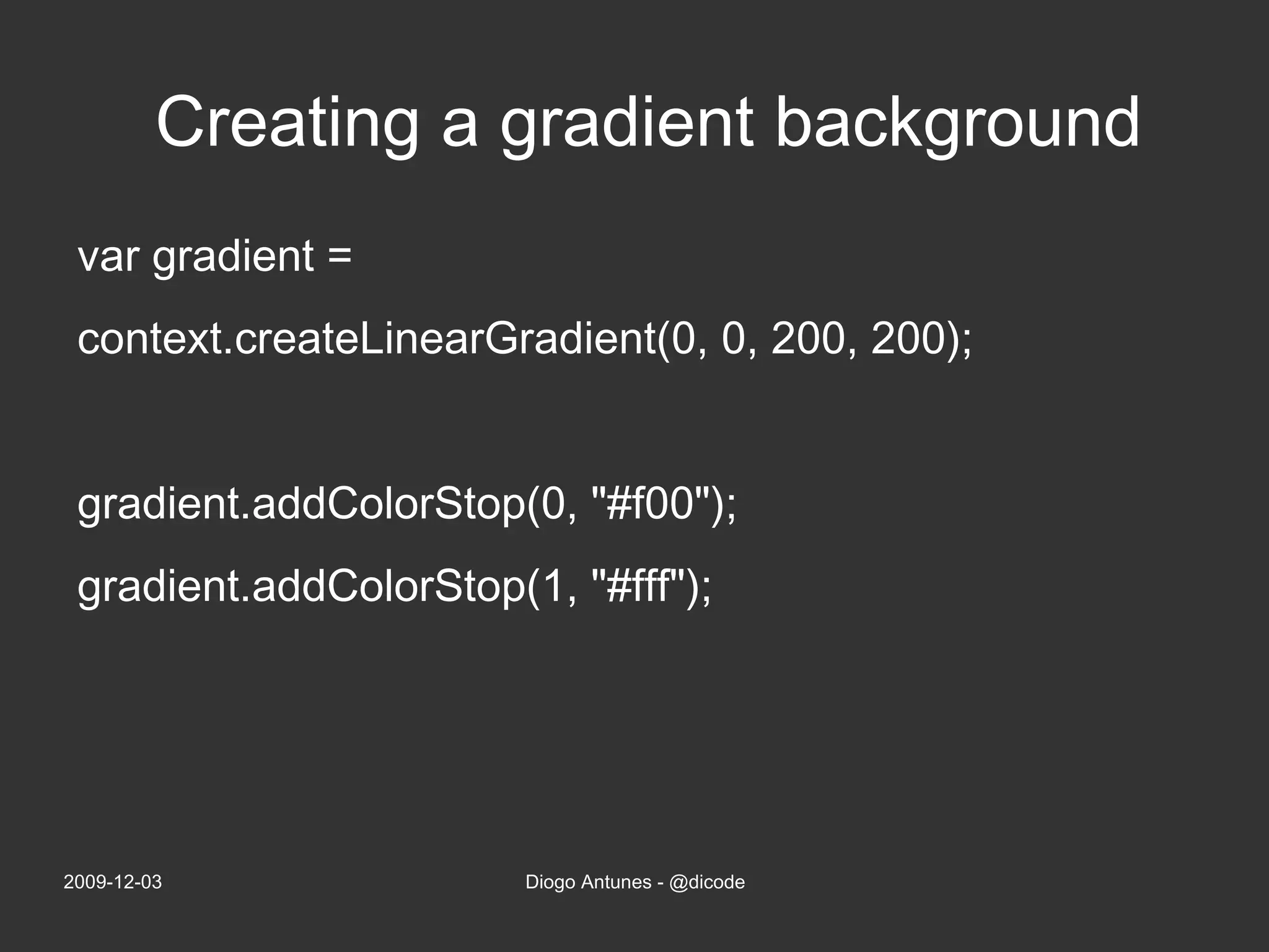 <script type=”text/javascript”> var elm = document.getElementById(“canvas”); 