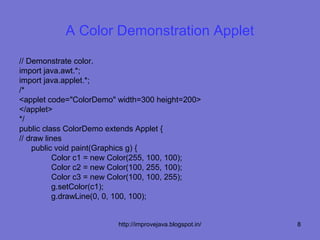 Working with color and font | PPT