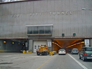 Fort Pitt Tunnel by ellenm1
http://www.ﬂickr.com/photos/ellenm1/4320606426/
 