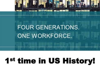 1st time in US History!
 