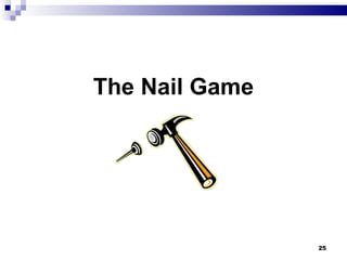 <ul><li>The Nail Game </li></ul>