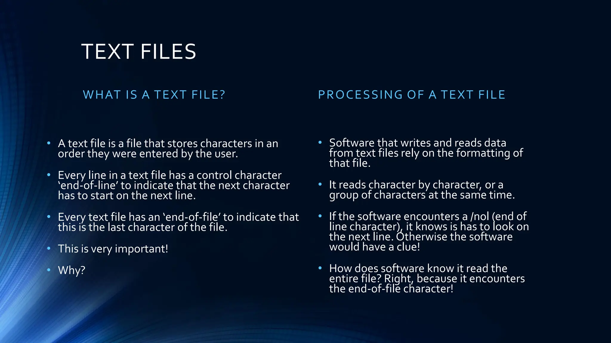 Working with files (concepts/pseudocode/python) | PPT