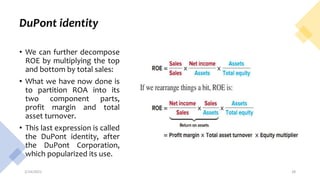 Decompose Roe Working with financial statements | PPTX