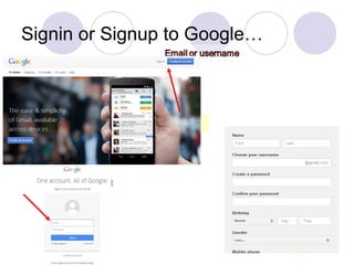 Signin or Signup to Google…
 