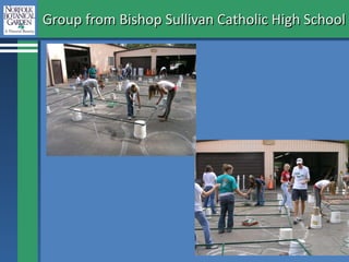 Group from Bishop Sullivan Catholic High School 