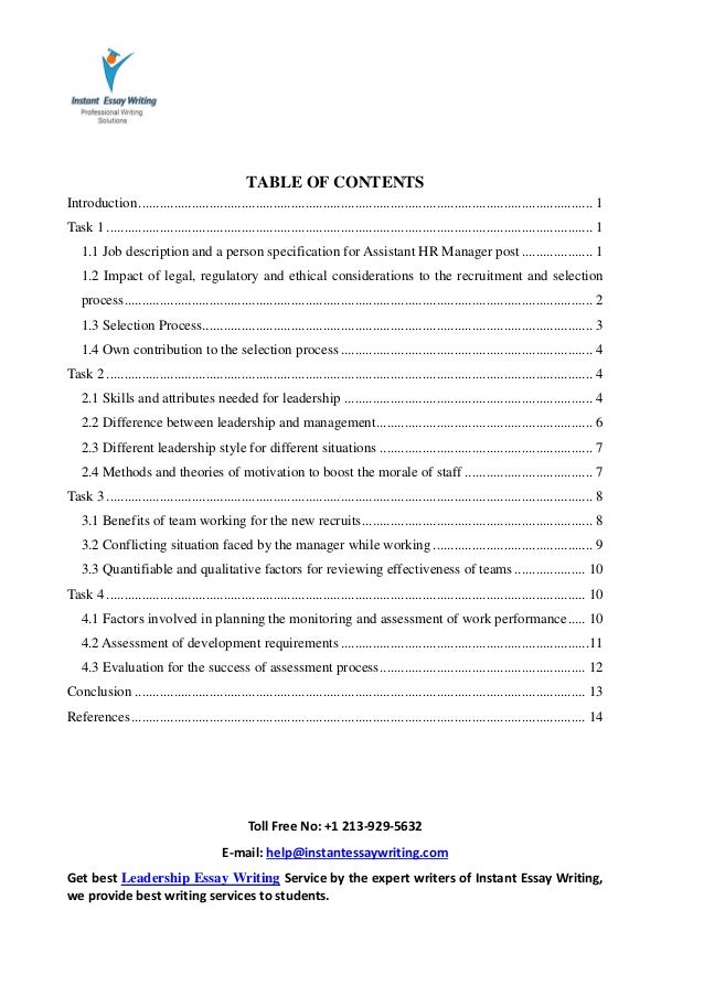 evaluative essay leadership essay examples