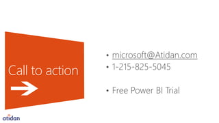 Working with Microsoft Power Business Inteligence Tools - Presented by Atidan
