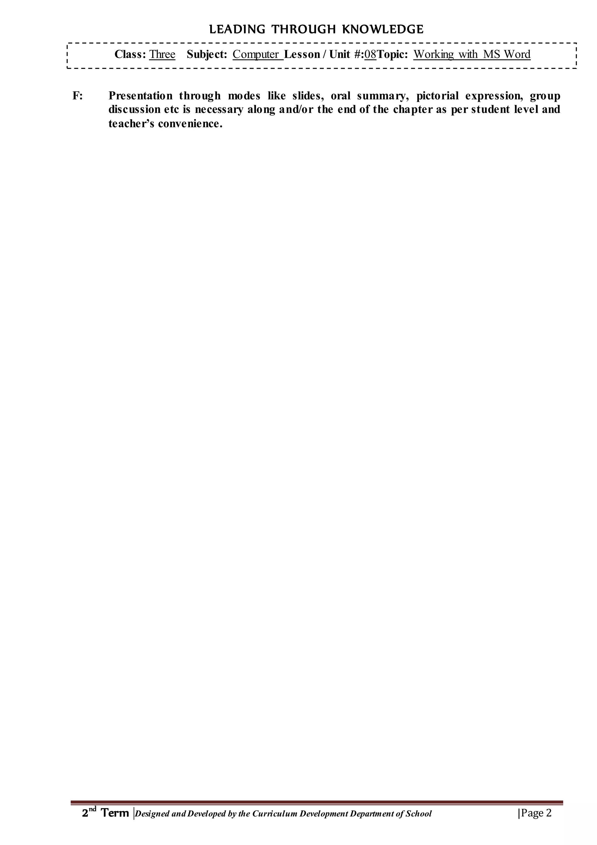 Working with ms word pdf