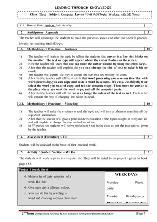 Working with MS word | DOCX
