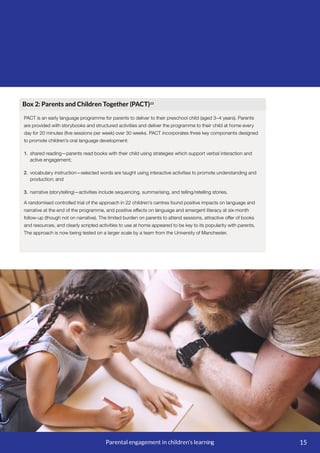 Working with parents to support learning | PDF