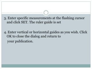 Working with rulers & guides | PPTX