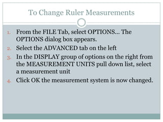 Working with rulers & guides | PPTX