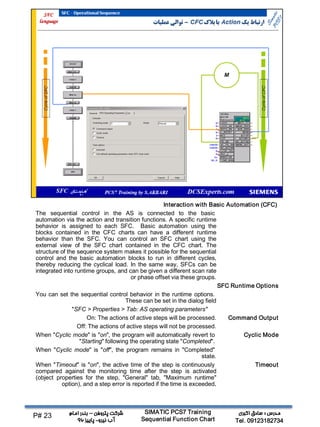کار با چارت‌های SFC | PDF