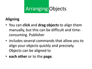 Working with shapes and objects | PPTX