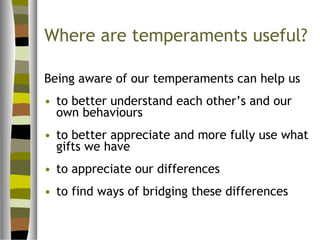 Working with temperaments | PPT