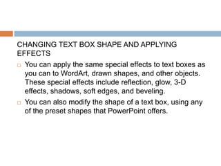 Working with text | PPTX