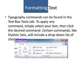Working with text | PPTX