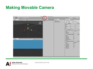 Making Movable Camera
Getting Started with Unity
 
