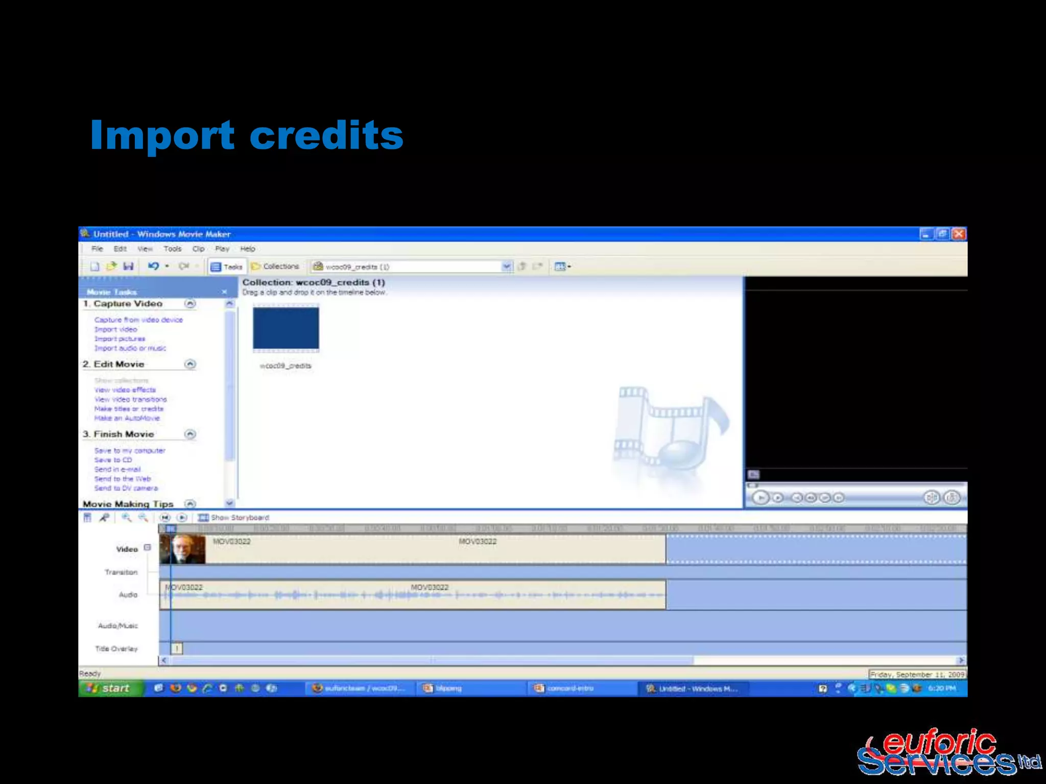 Import credits
 