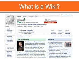 What is a Wiki?