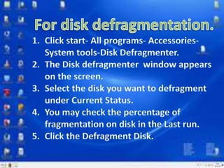 Working with windows