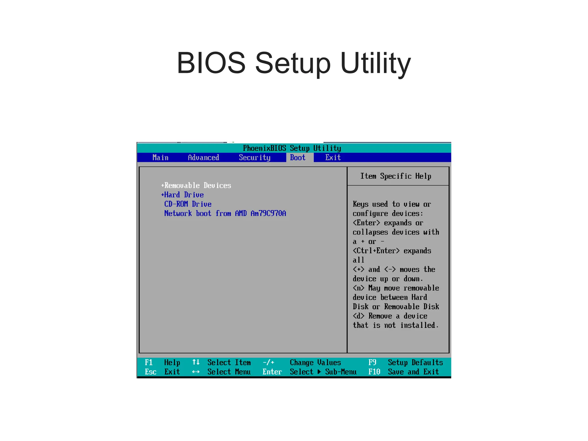 BIOS Setup Utility
 