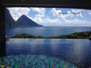 Public area infinity pool
 